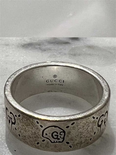 gucci ghsot ring|Gucci Sterling Silver Ghost Ring .